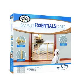 Four Paws Smart Essentials Wood Gate for Pets