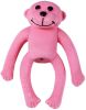 Lil Pals Latex Monkey Dog Toy Pink