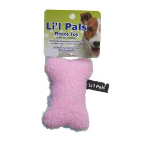 Lil Pals Fleecy Plush Dog Bone Toy