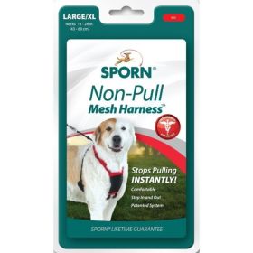 Sporn Non Pull Mesh Harness for Dogs Black