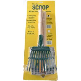 Flexrake Scoop and Steel Rake Set with Wood Handle Small