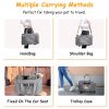 Cat Dog Carrier with Wheels Airline Approved Rolling Pet Carrier with Telescopic Handle Shoulder Strap