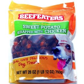 Beefeaters Oven Baked Dog Treats Sweet Potato Wrapped with Chicken