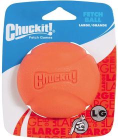 Chuckit Fetch Ball High Bounce Dog Toy for Chuckit Ball Launcher (size: Large - 5 count)