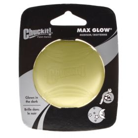 Chuckit Max Glow Ball for Dogs (size: Medium - 3 count)