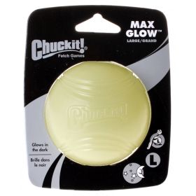 Chuckit Max Glow Ball for Dogs (size: Large - 3 count)