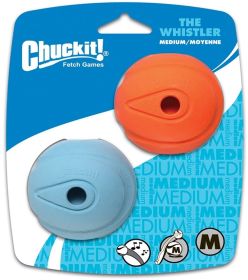 Chuckit The Whistler Ball Toy for Dogs (size: Medium - 18 count)