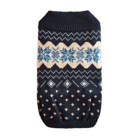 Two-Legged Knit Sweater for Dogs Autumn/Winter Wear (type: BluesnowM)