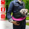 Pet Carrier for Dogs Cats Hand Free Sling Adjustable Padded Strap Tote Bag Breathable Shoulder Bag Carrying Small Dog Cat