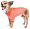 Pet Life Active 'Fur-Flexed' Relax-Stretch Wick-Proof Performance Dog Polo T-Shirt