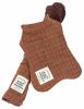 Touchdog 2-In-1 Windowpane Plaided Dog Jacket With Matching Reversible Dog Mat