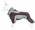 Pet Life Active 'Warm-Pup' Heathered Performance 4-Way Stretch Two-Toned Full Body Warm Up