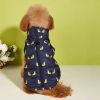 Cartoon Cardigan Waistcoat with Zipper Tractive Hole for Dogs