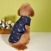 Cartoon Cardigan Waistcoat with Zipper Tractive Hole for Dogs