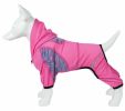 Pet Life Active 'Pawsterity' Heathered Performance 4-Way Stretch Two-Toned Full Bodied Hoodie