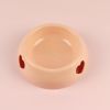 Pet Supplies Dog Bowl Rice Bowl Plastic Love Single Bowl Pet Bowl Cat Bowl Pet Bowl Love Pet Bowl