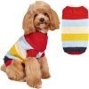 Horizontal Two-Legged Pet Warm Knit Striped Color Knit