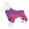 Pet Life Active 'Chase Pacer' Heathered Performance 4-Way Stretch Two-Toned Full Body Warm Up